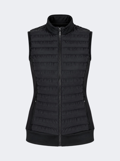 Oil And Gaz Chic Women Lifestyle Filling Vest Black