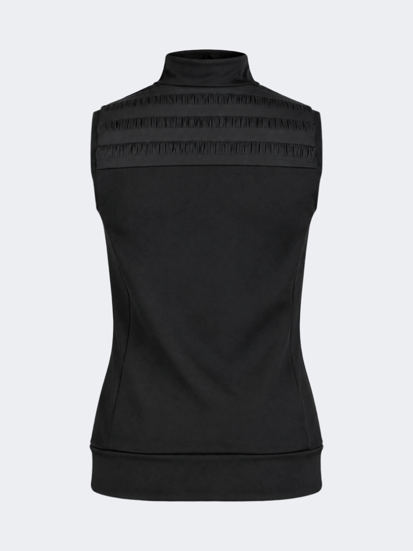 Oil And Gaz Chic Women Lifestyle Filling Vest Black