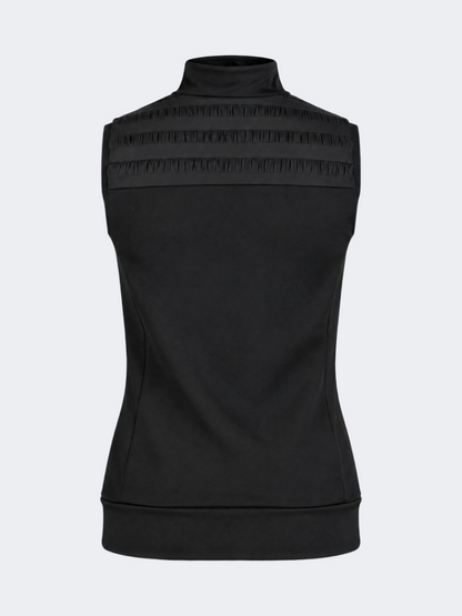 Oil And Gaz Chic Women Lifestyle Filling Vest Black
