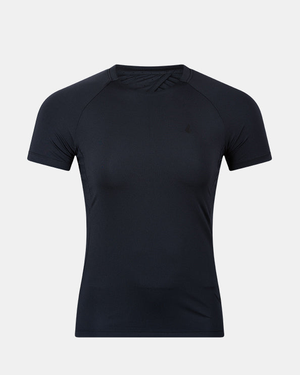 Oil And Gaz Plain Women Training T-Shirt Black