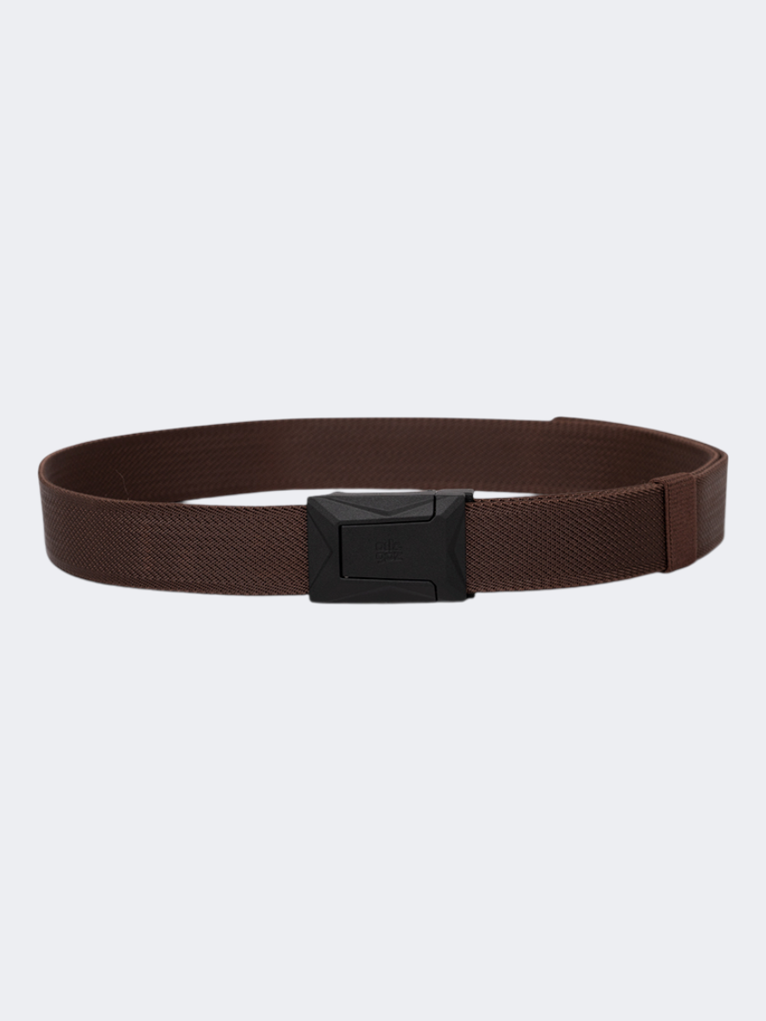 Oil &amp; Gaz Secure Men Lifstyle Clip Buckle Belt Brown