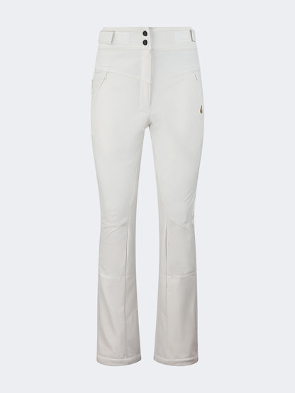 Oil And Gaz DurableWomen Skiing Pant White/Gold