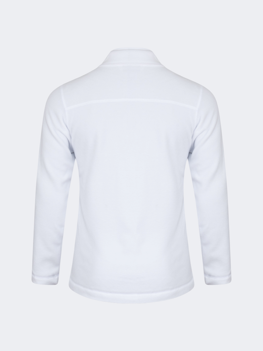 Oil&amp;Gaz Warm Kids-Boys Skiing 1/4 Zip Fleece White