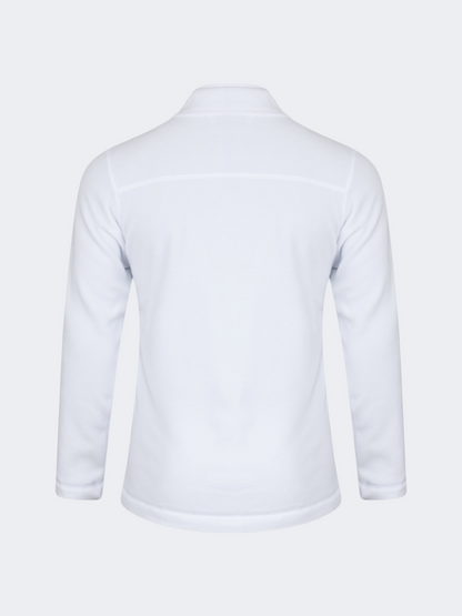 Oil&amp;Gaz Warm Kids-Boys Skiing 1/4 Zip Fleece White
