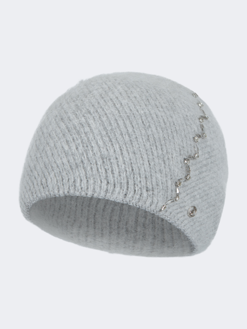 Oil And Gaz Warm Women Lifestyle Beanie Light Grey