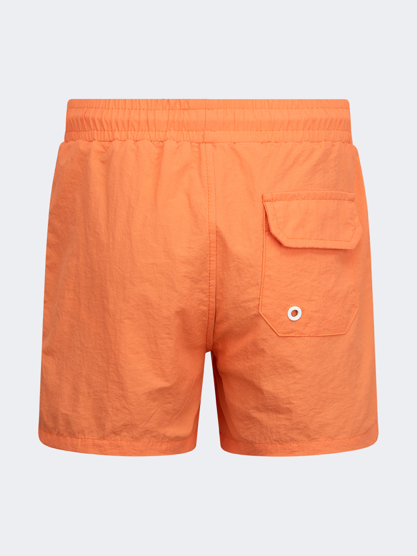 Oil And Gaz Plain Kids-Boys Swim Short Orange