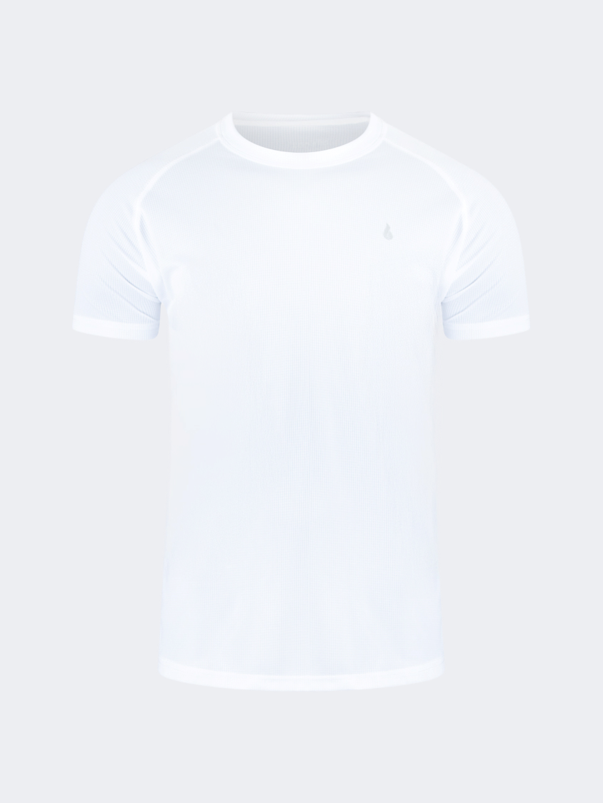 Oil And Gaz Durable Men Multisport T-Shirt White
