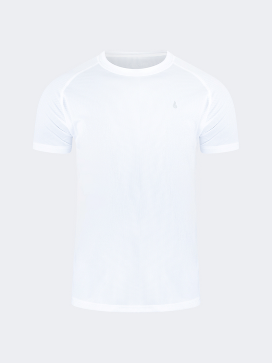 Oil & Gaz Durable Men Multisport T-Shirt White