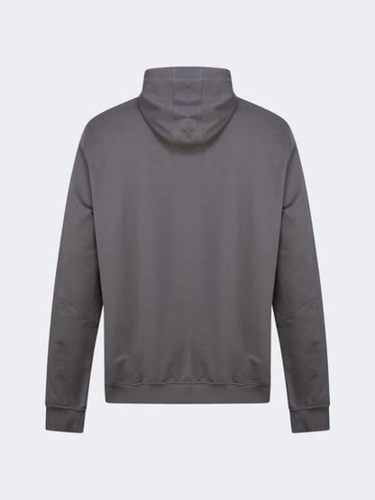 Oil And Gaz Big Size Men Lifestyle Hoody Grey