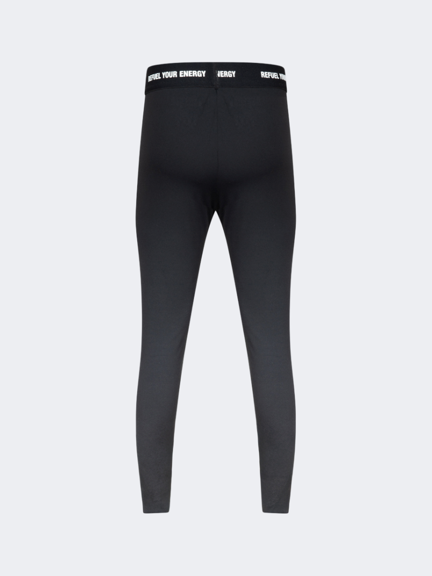 Oil&amp;Gaz Fitted Kids-Girls Lifestyle Tight Black