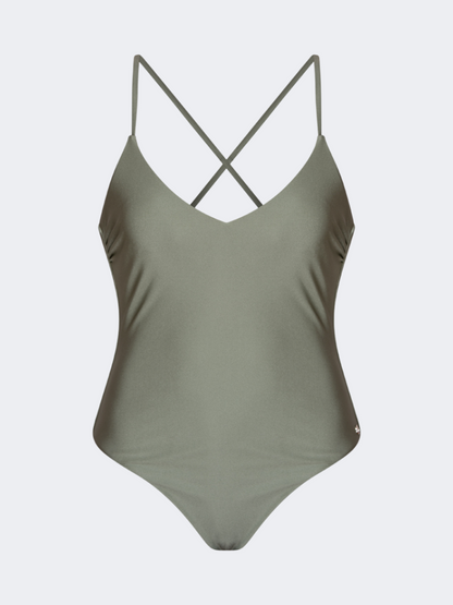 Oil And Gaz Trendy Women Beach Crisscross Olive