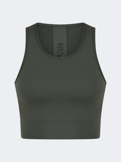 Oil&amp;Gaz Breathable Women Training Bra Dark Green