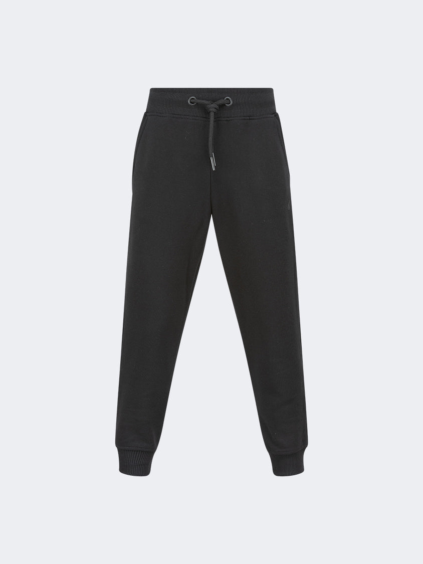 Oil And Gaz Cuffed Kids-Boys Lifestyle Pant Black