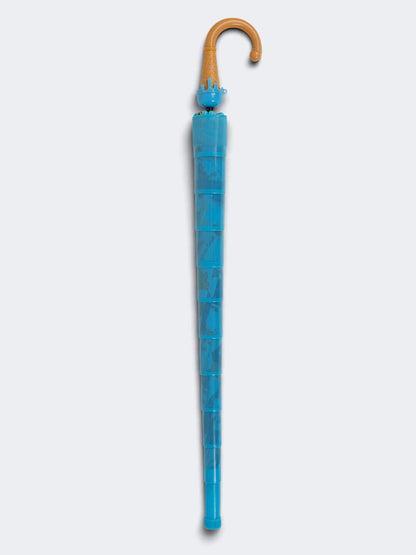 Oil&amp;Gaz Printed Unisex Lifestyle Stick Umbrella Blue
