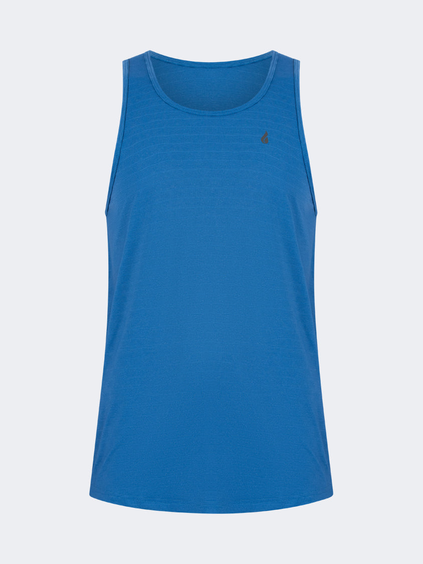 Oil And Gaz Lightweight Men Training Tank Blue