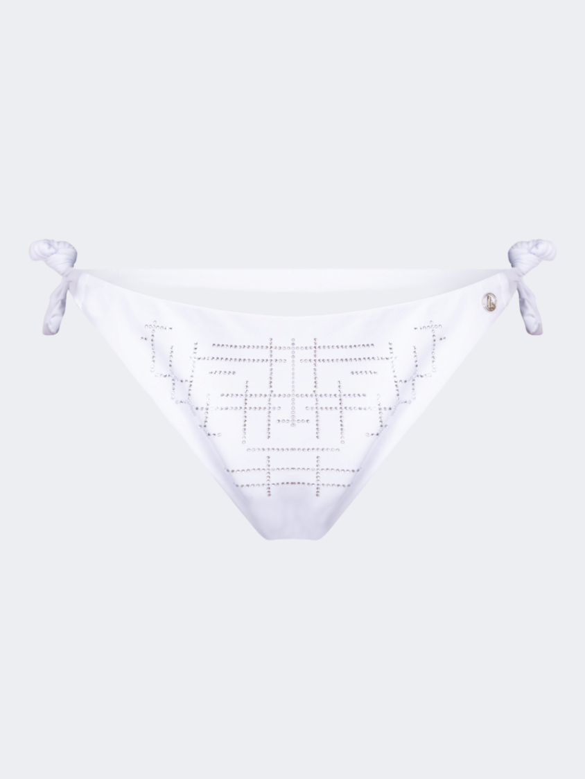 Oil And Gaz Comfortable Women Beach Tie Side Bottom White