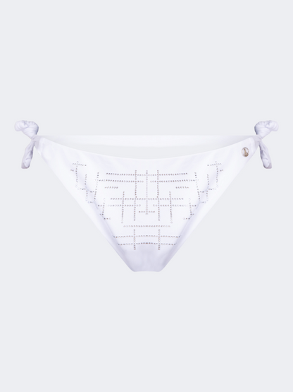Oil And Gaz Comfortable Women Beach Tie Side Bottom White