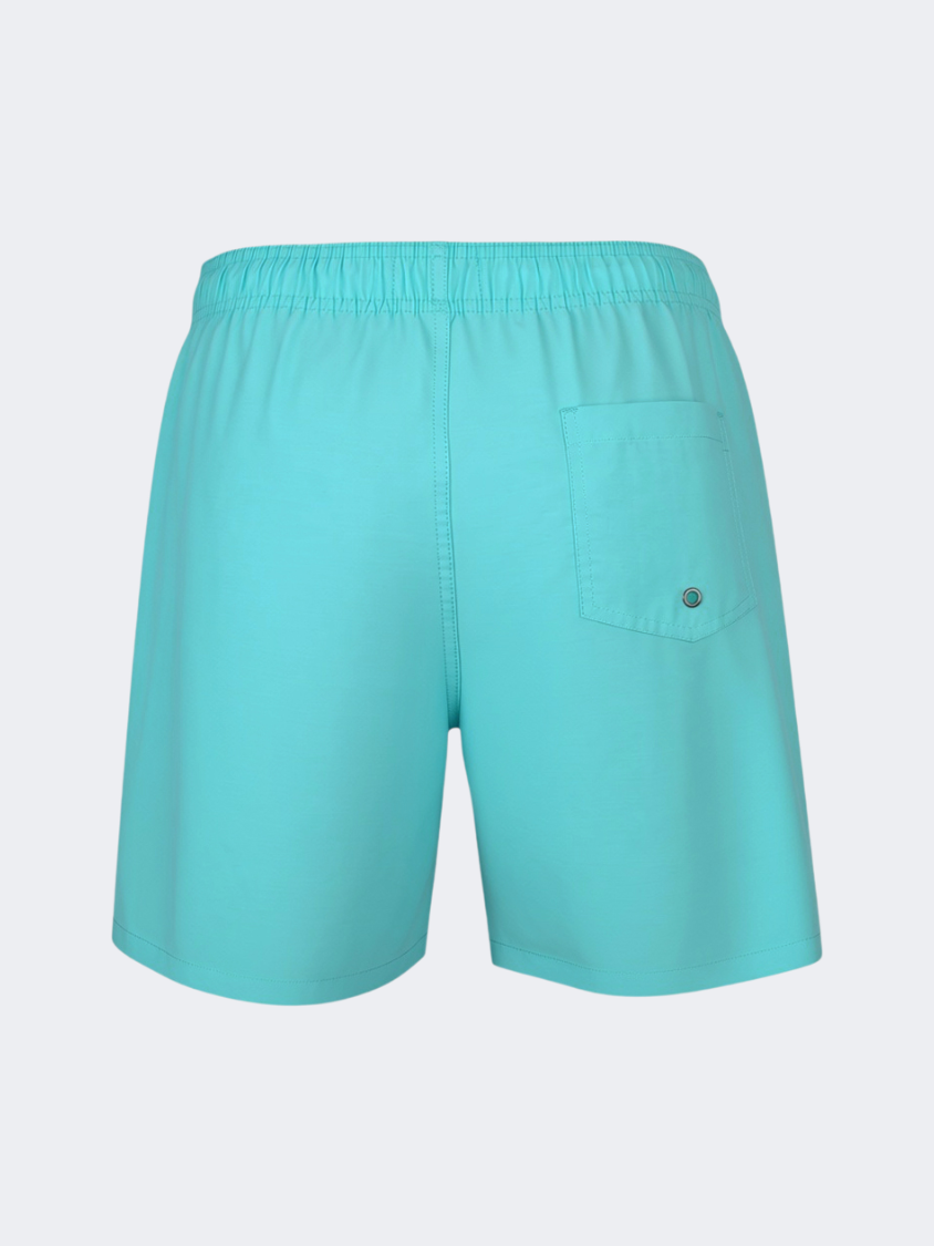 Oil &amp; Gaz Breathable Men Beach Solid Swim Short Turquoise