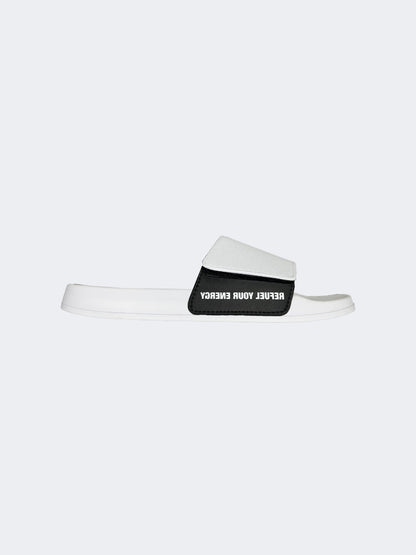 Oil And Gaz Open Slide Men Lifestyle Slippers White