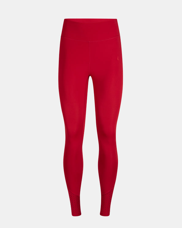 Oil And Gaz Plain Women Training Tight Red