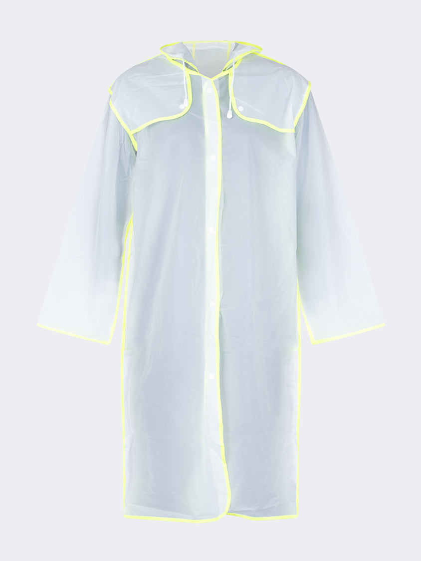 Oil And Gaz Waterproof Women Lifestyle Jacket Transparent/Yellow