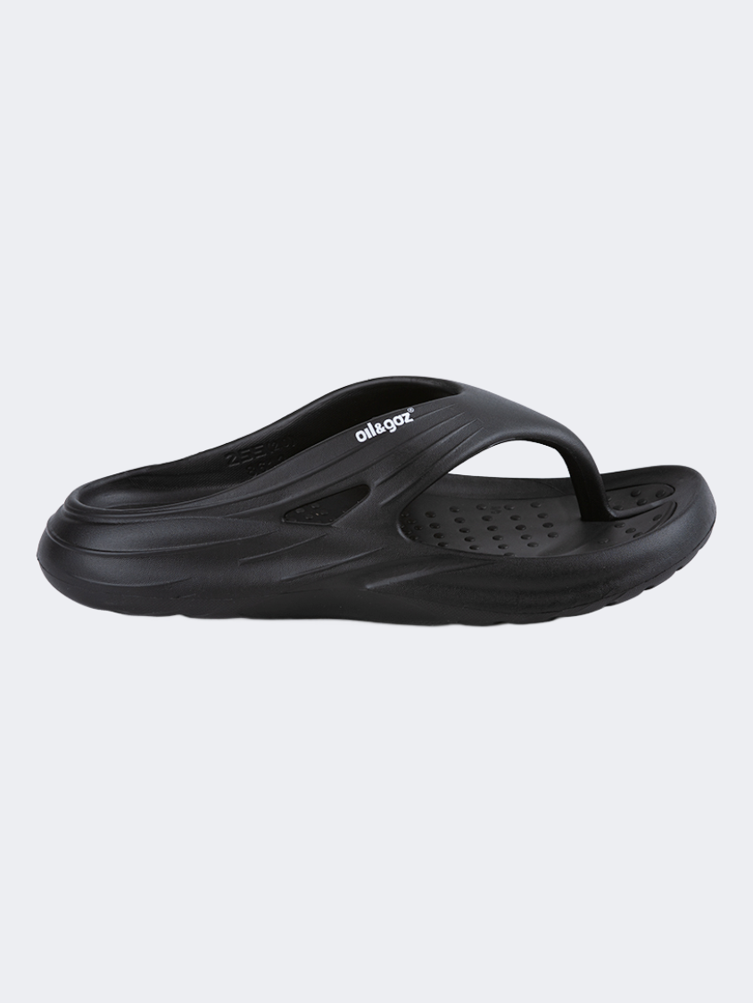 Oil&amp;Gaz Relaxed Unisex Beach Slipper Black
