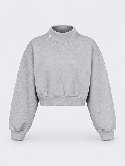 Oil &amp; Gaz Warm Women Lifestyle  Pullover Grey