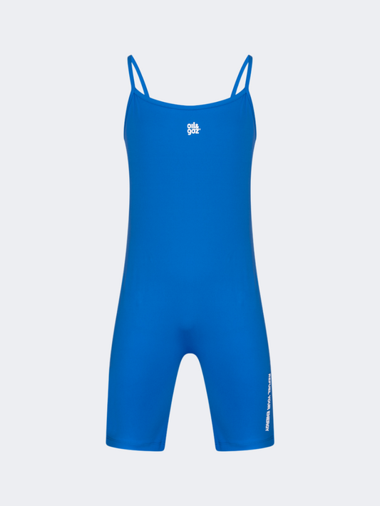 Oil & Gaz Stylish Kids-Girls Lifestyle Jumpsuit Royal Blue