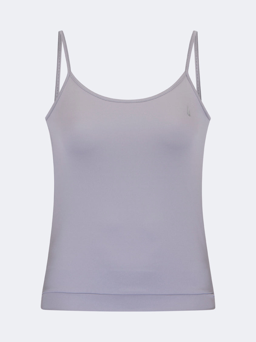 Oil And Gaz Breathable Women Lifestyle Longline Bra Grey