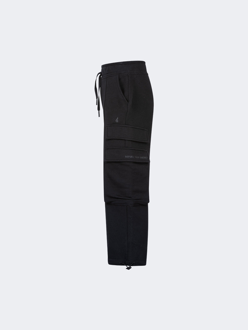 Oil And Gaz Stylish Kids-Girls Lifestyle Pant Black