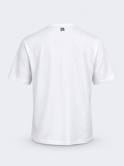 Oil &amp; Gaz Modern Men Lifestyle T-Shirt  White