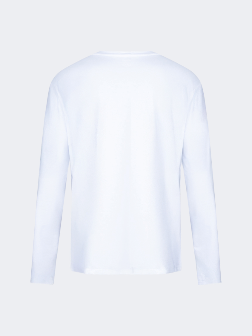 Oil And Gaz Big Size Men Lifestyle Long Sleeve White