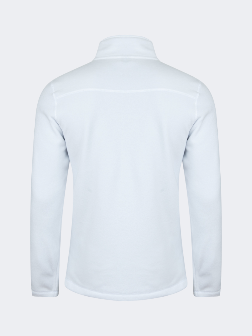 Oil&amp;Gaz Soft Men Skiing Full Zip Fleece White