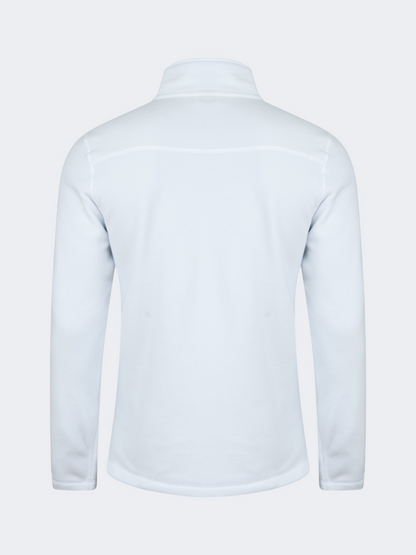 Oil&amp;Gaz Soft Men Skiing Full Zip Fleece White