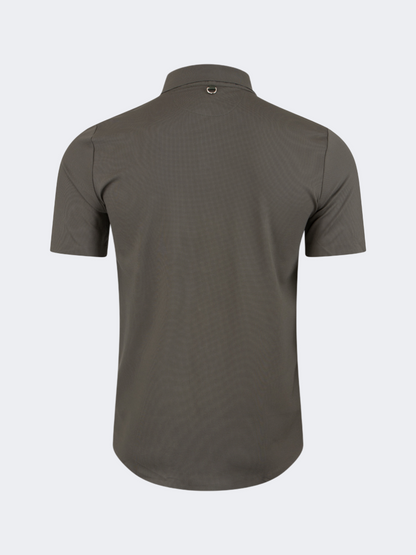 Oil And Gaz Basic Men Lifestyle T-Shirt Olive