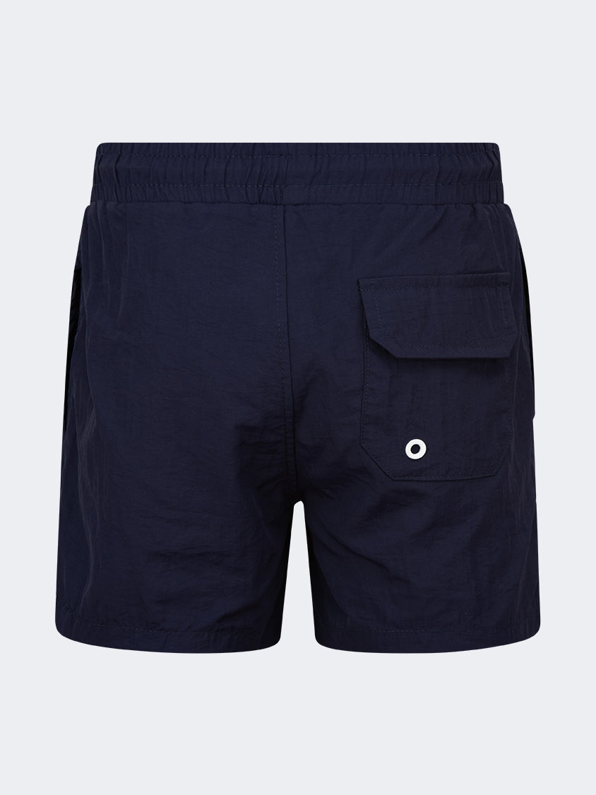 Oil And Gaz Plain Kids-Boys Swim Short Navy