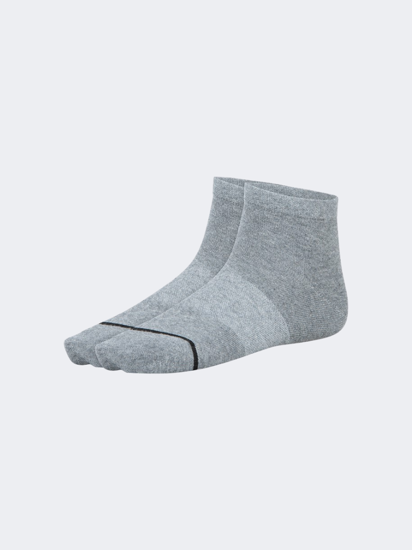 Oil And Gaz Soft 3 Pack Unisex Lifestyle Socks Grey/White/Navy
