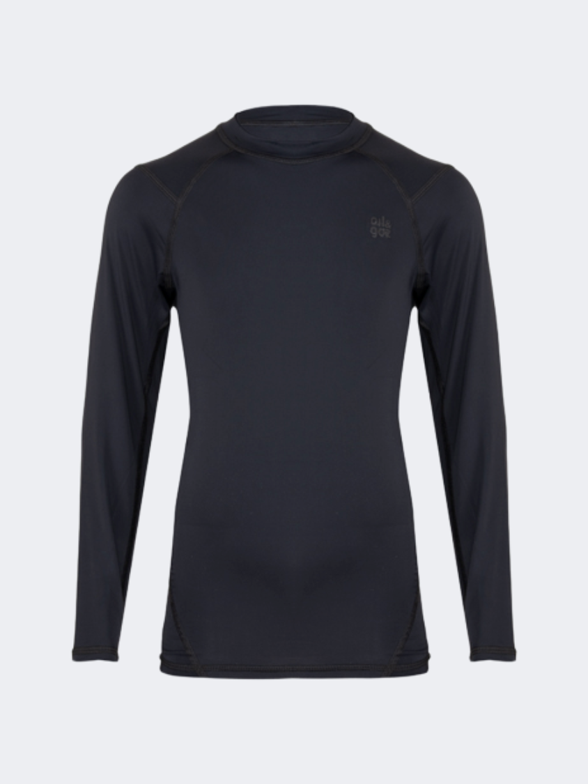 Oil And Gaz Compression  Kids Training Long Sleeve Black