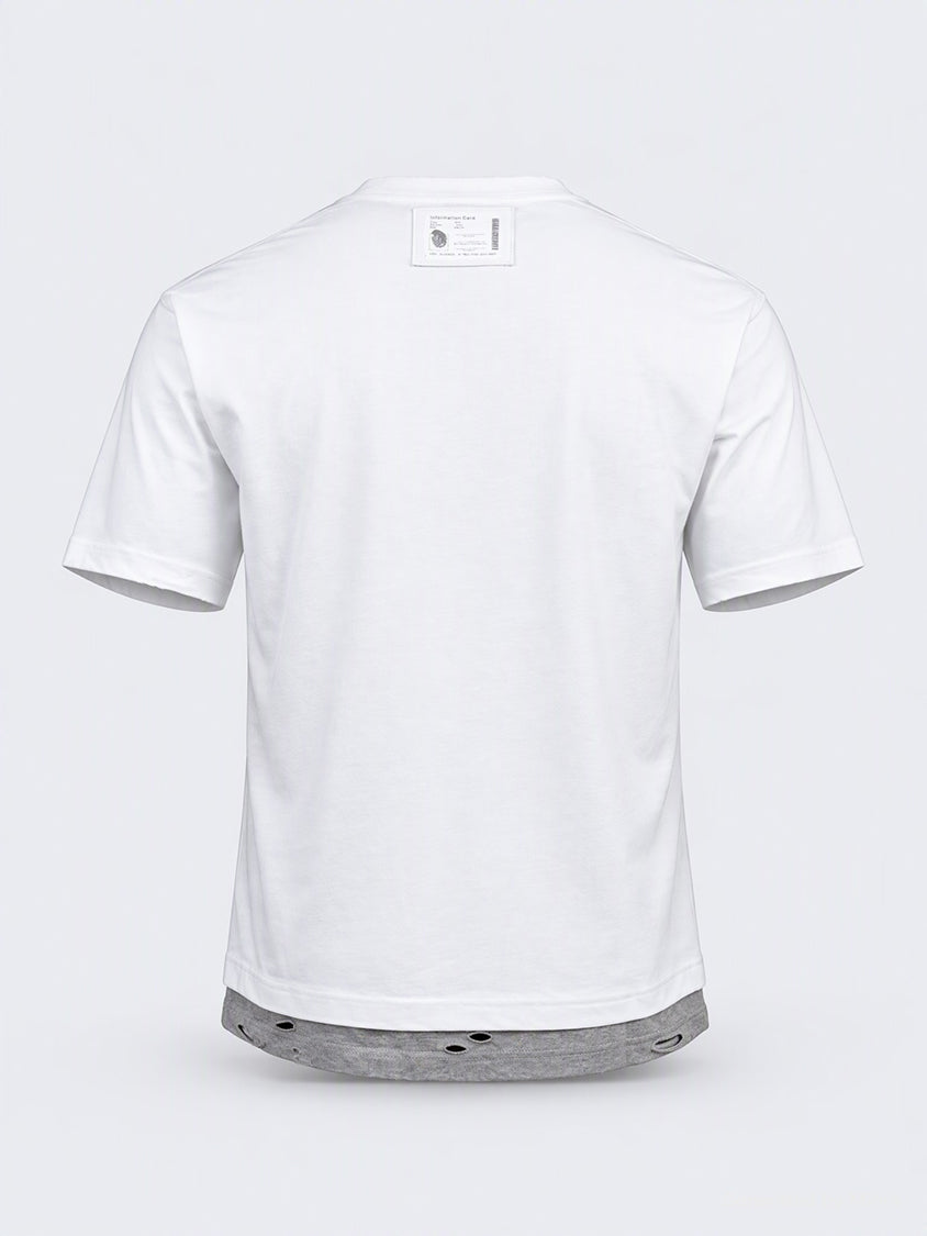 Oil &amp; Gaz Elevated Men Lifestyle T-Shirt  White