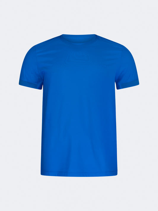 Oil & Gaz Classic Men Lifestyle R-Neck T-Shirt Royal Blue