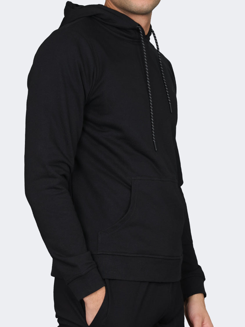 Oil And Gaz Plain Men Lifestyle Hoody Black