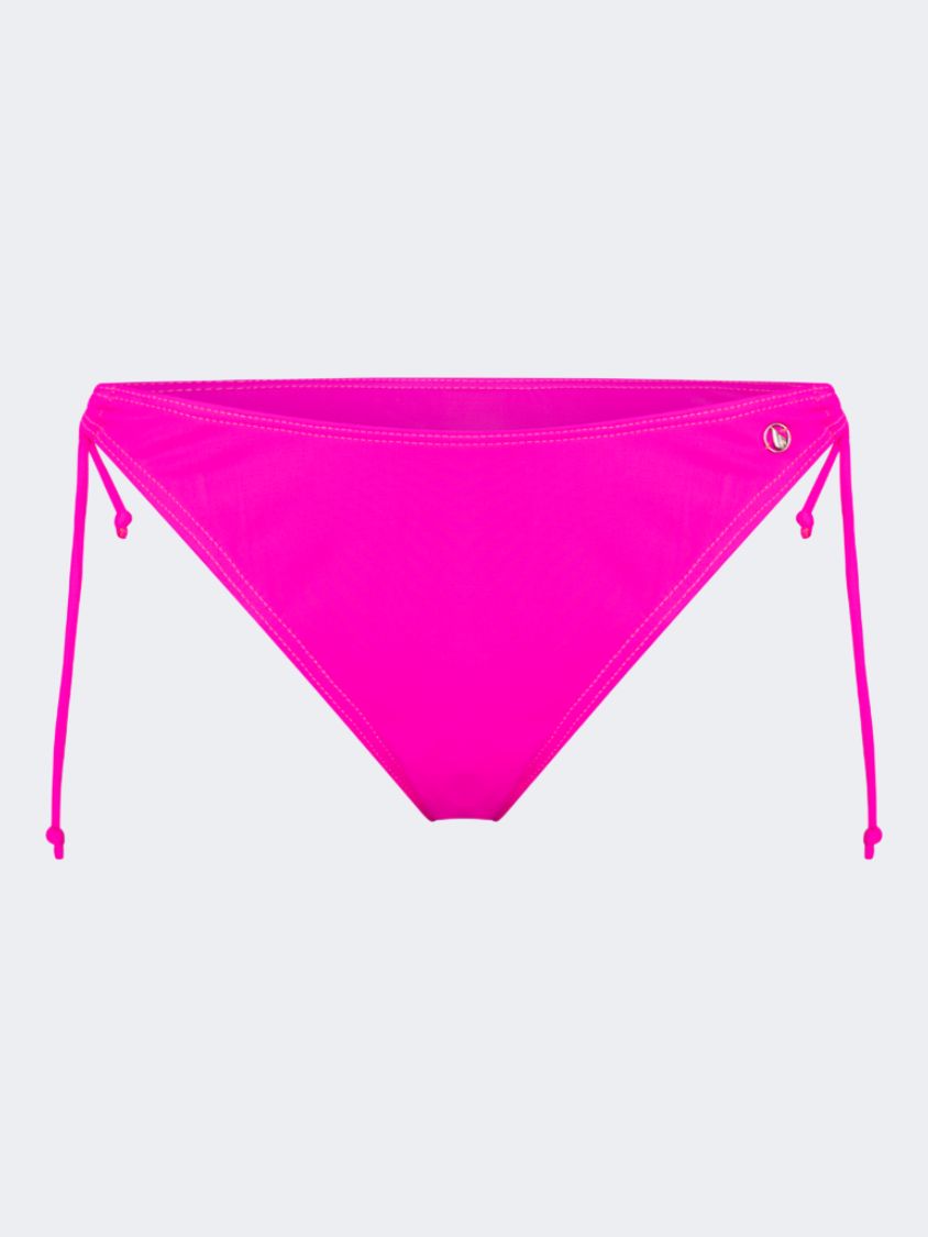 Oil And Gaz Comfortable Women Beach Tie Side Bottom Fushia