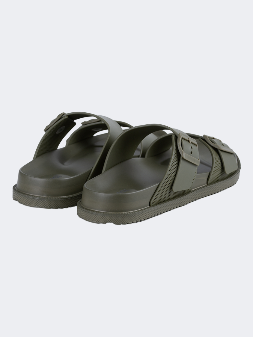 Oil&amp;Gaz Comfortable Men Lifestyle Slide Olive