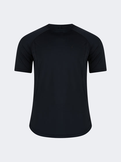Oil And Gaz Comfortable Men Training T-Shirt R-Neck Black