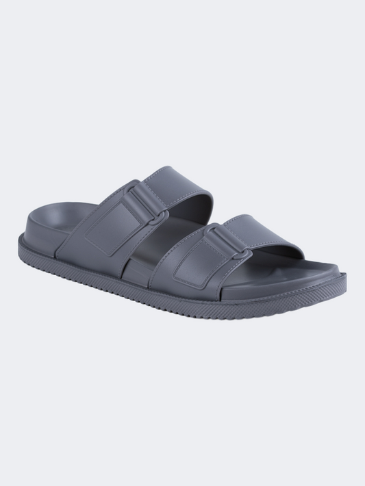 Oil & Gaz Comfortable Men Lifestyle Slide Grey