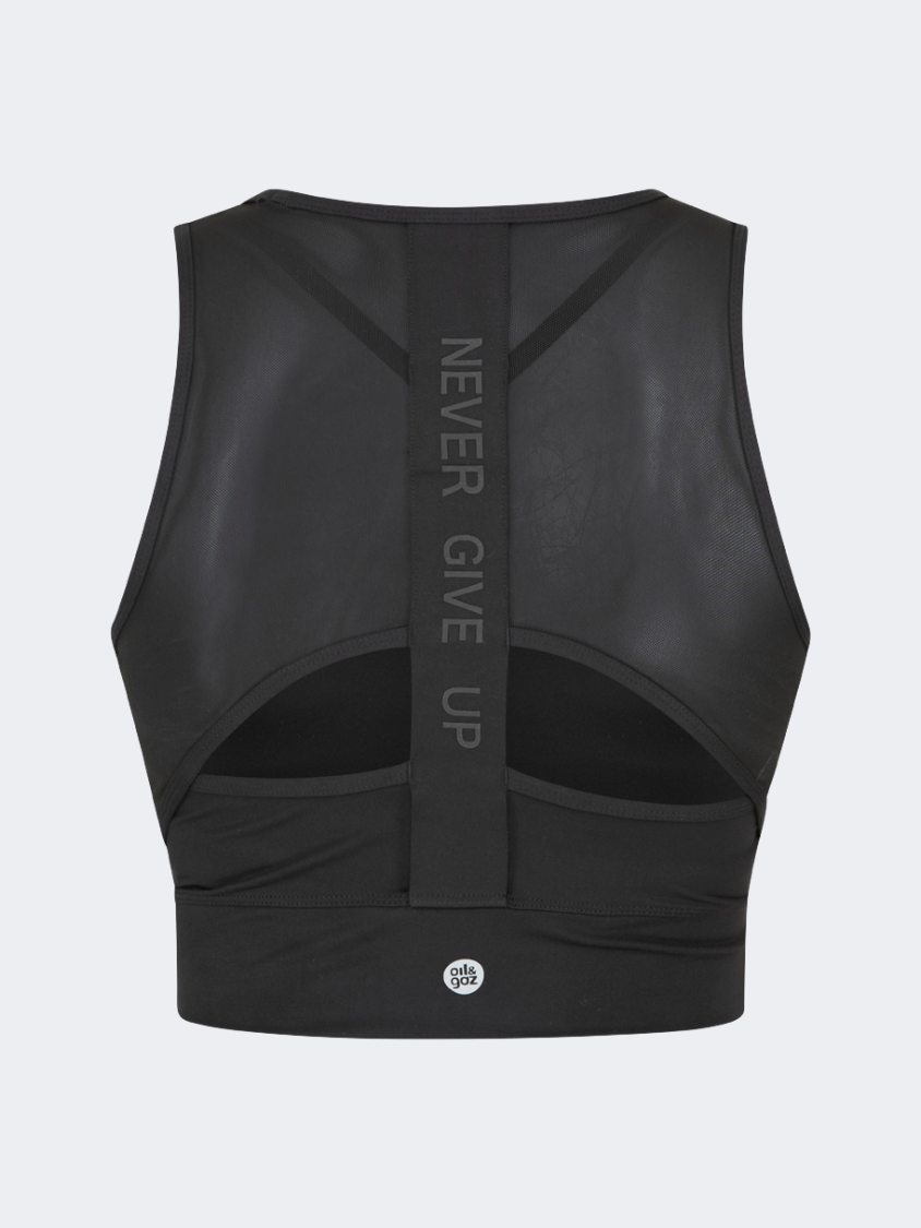 Oil&amp;Gaz Breathable Women Training Bra Black
