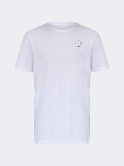 Oil&amp;Gaz Breathable Unisex Lifestyle Graphic T-Shirt White