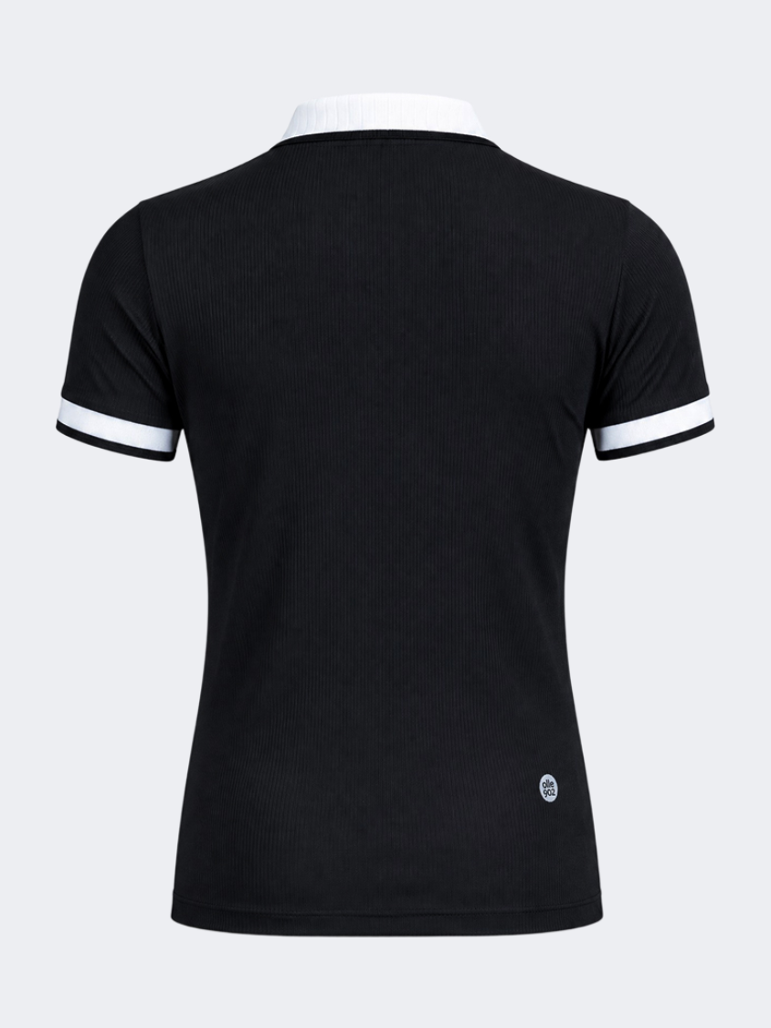 Oil &amp; Gaz Timeless Women Lifestyle Polo Black