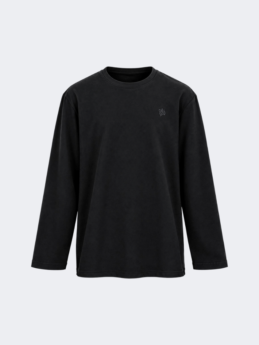 Oil And Gaz Casual Kids Lifestyle Long Sleeve Black