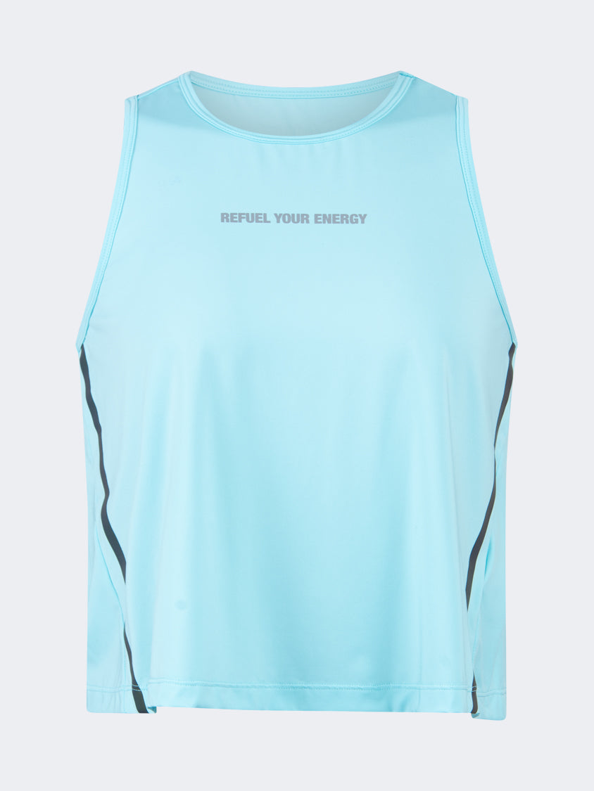Oil And Gaz Comfortable Women Training Tank Blue